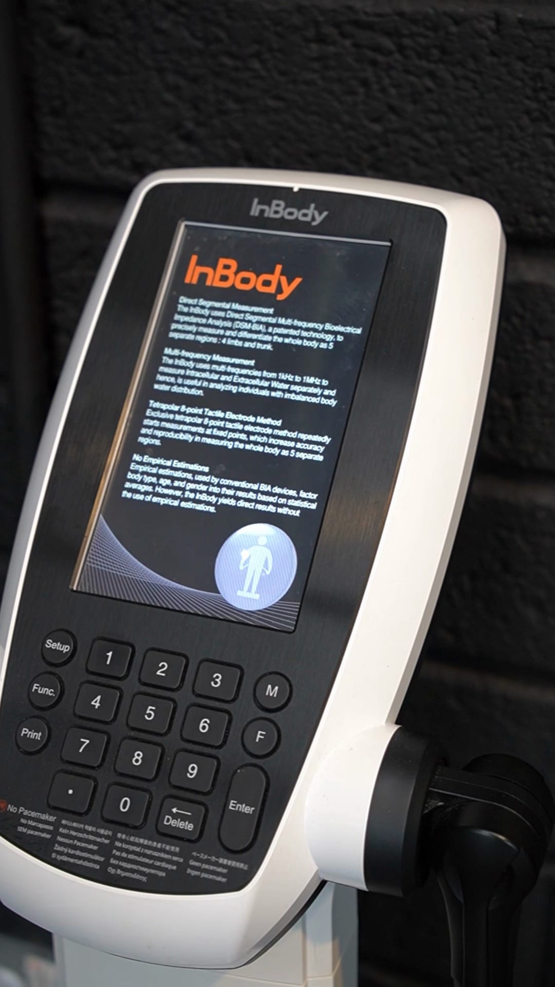 InBody body composition scan at Inspire